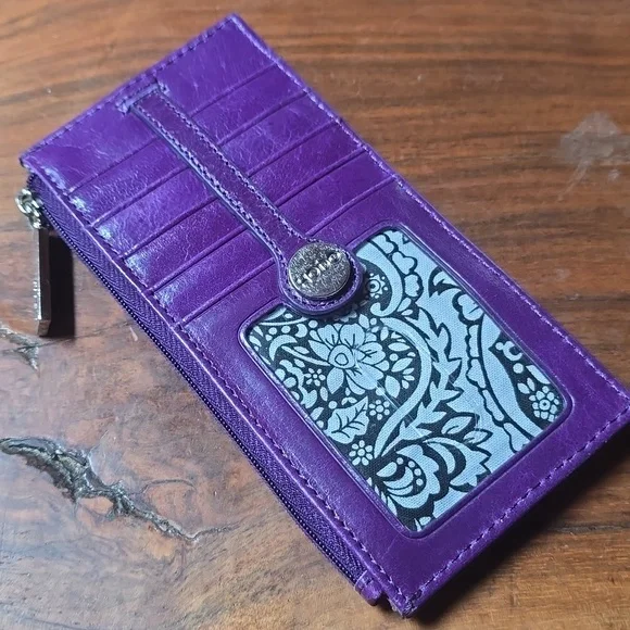 HOBO Bags Womens Hobo Metro Slide Embossed Leather Wallet